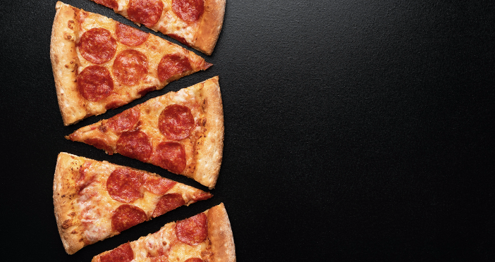 Pizza slices
