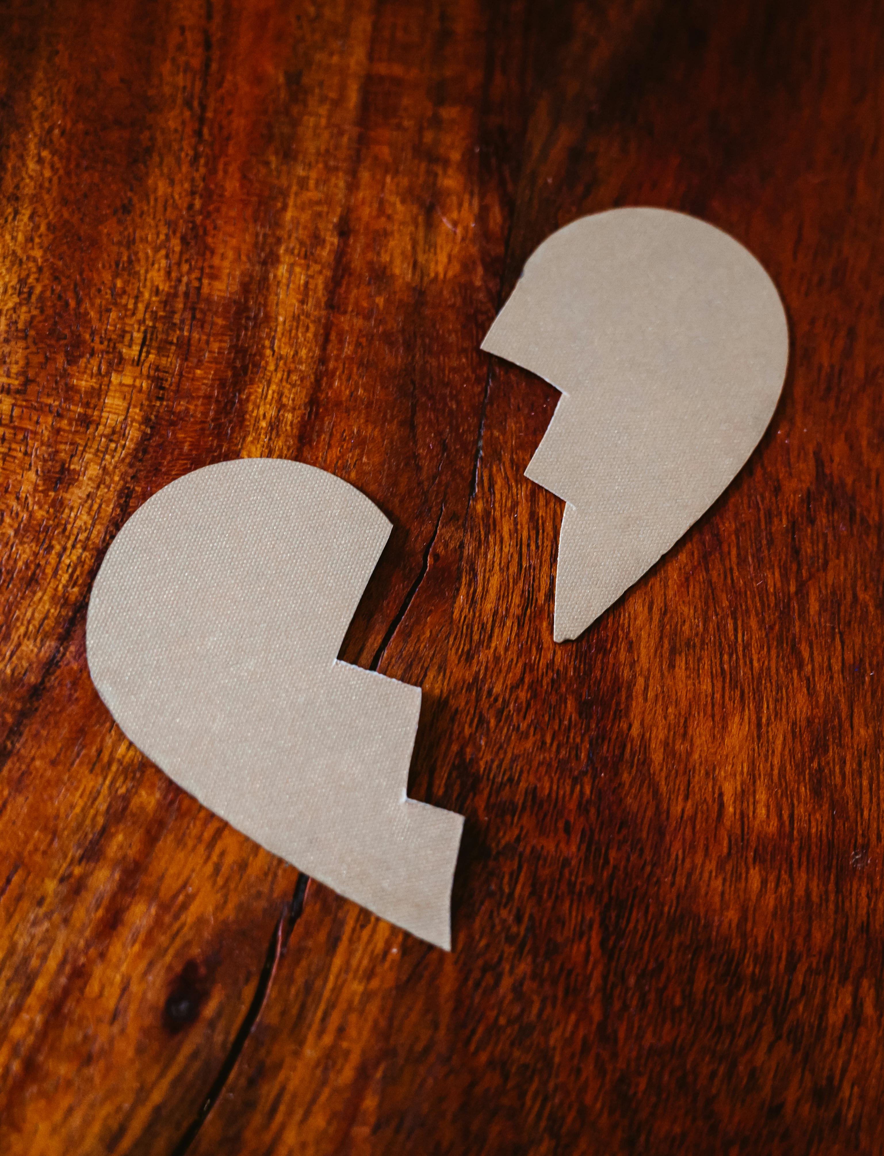 A heart that is broken